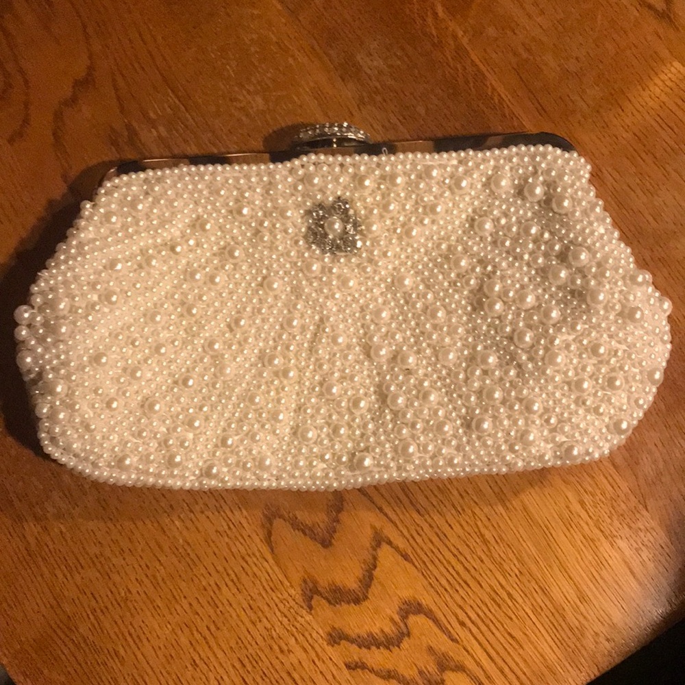 Pearl evening bag